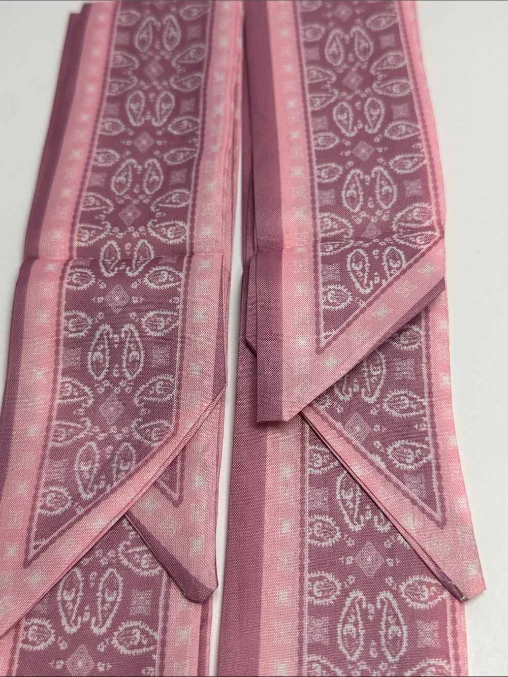 Two Thin Purse Scarves / Hair Bands / Scarves- #1411